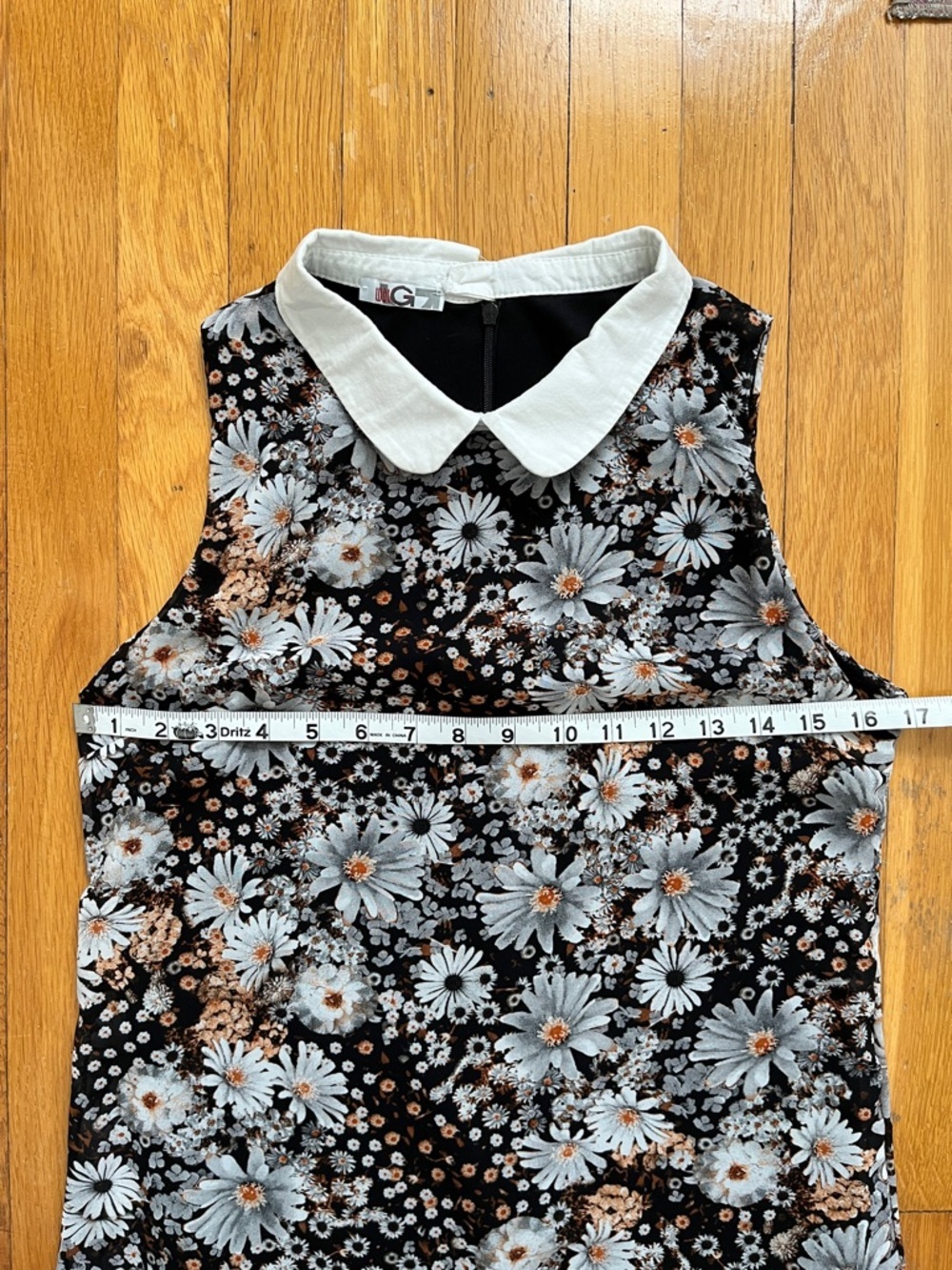 WalG London Daisy Floral Sheer Collared Mini Dress Fully Lined XS - Picture 12 of 13